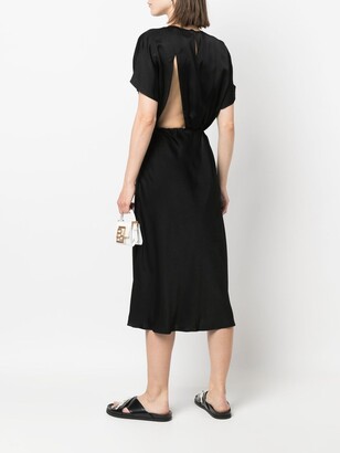 No.21 Short-Sleeve Midi Dress