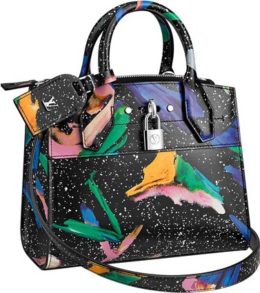 Louis Vuitton City Steamer MM Ladies Handbag M53068 Calf Papyrus Crème  Sienne