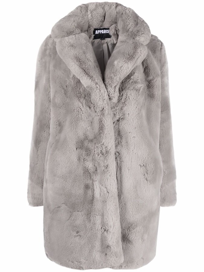 joules stella faux fur coat