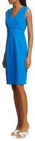 Thumbnail for your product : Piazza Sempione Sleeveless V-Neck Shift Dress