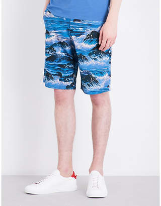 Givenchy Hawaiian cotton shorts
