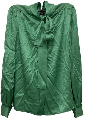 Jean Paul Gaultier green Silk Tops