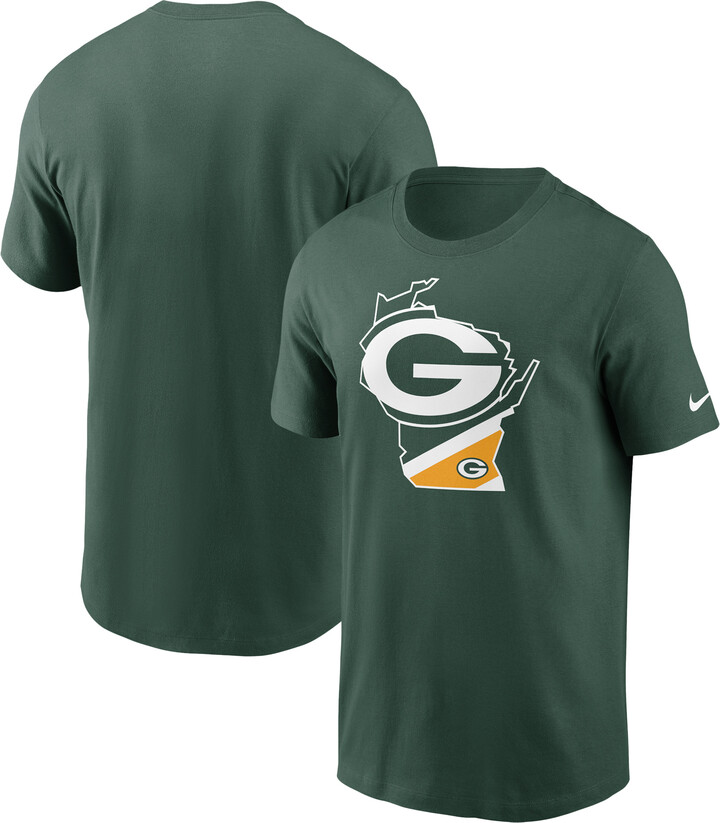 Men's Nike Green Green Bay Packers Hometown Collection Wisconsin T-Shirt