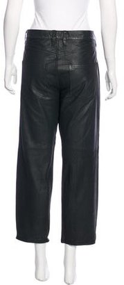 Current/Elliott Leather Cropped Pants