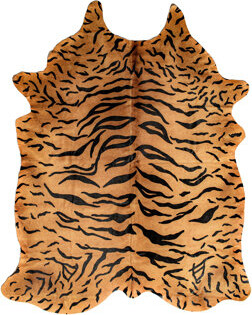 Dakota Fields Cowhide Animal Print Handmade Cowhide Brown/Black Area Rug