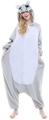NEWCOSPLAY Halloween costue Hippo onesie adult jupsuits Unisex Pajaas party dress