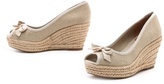 Thumbnail for your product : Tory Burch Jackie Peep Toe Wedge Espadrilles