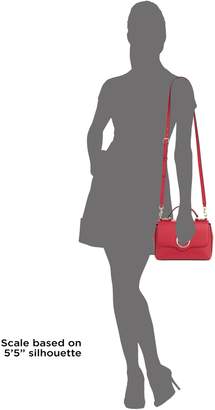 Karl Lagerfeld Paris Reina Hermine Leather Crossbody Bag