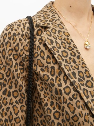 Nili Lotan Addison Leopard-print Cotton Blazer - Leopard