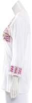 Thumbnail for your product : Roberta Freymann Embellished Sequined Tunic