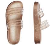 Thumbnail for your product : Quiz Rose Gold Diamante Strap Flat Sandals