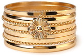 Thumbnail for your product : Forever 21 Charmed Daisy Bangle Set