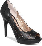 Thumbnail for your product : XOXO Belinda Perforated Platform Pumps