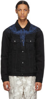 Thumbnail for your product : Marcelo Burlon County of Milan Black Wings Denim Jacket