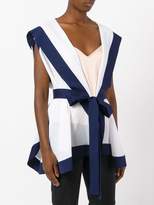Thumbnail for your product : La Perla front bow waistcoat