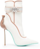 Thumbnail for your product : Le Silla Crystal-Embellished Ankle Boots