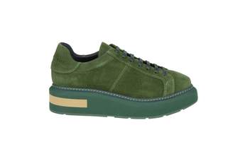 Manuel Barceló sneakers In Suede Green Color