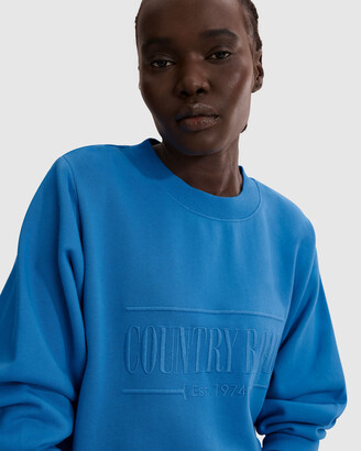 Country Road Women's Blue Sweats - Verified Australian Cotton Heritage Sweat  - ShopStyle Jumpers \u0026 Hoodies