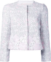 Giambattista Valli - rose embroidered jacket - women - coton/Polyester/Polyamide - 38
