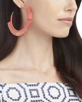 Thumbnail for your product : Jardin Fringe Wrapped Hoop Earrings