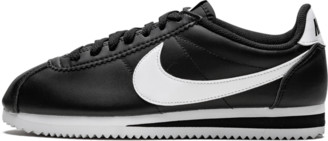 women's nike classic cortez leather metallic casual shoes