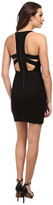 Thumbnail for your product : ABS by Allen Schwartz Vegan Leather Dress w/ Back Cutouts