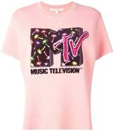 MTV x Marc Jacobs embellished short sleeve sweatshirt