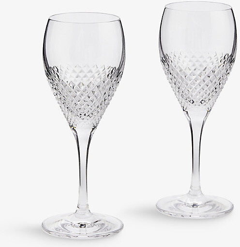 Wedgwood x Vera Wang Diamond Mosaic Wine Glasses Set Of Two