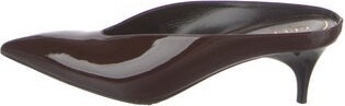 Gucci Patent Leather Mules