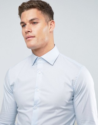 Reiss Slim Smart Shirt With Classic Collar