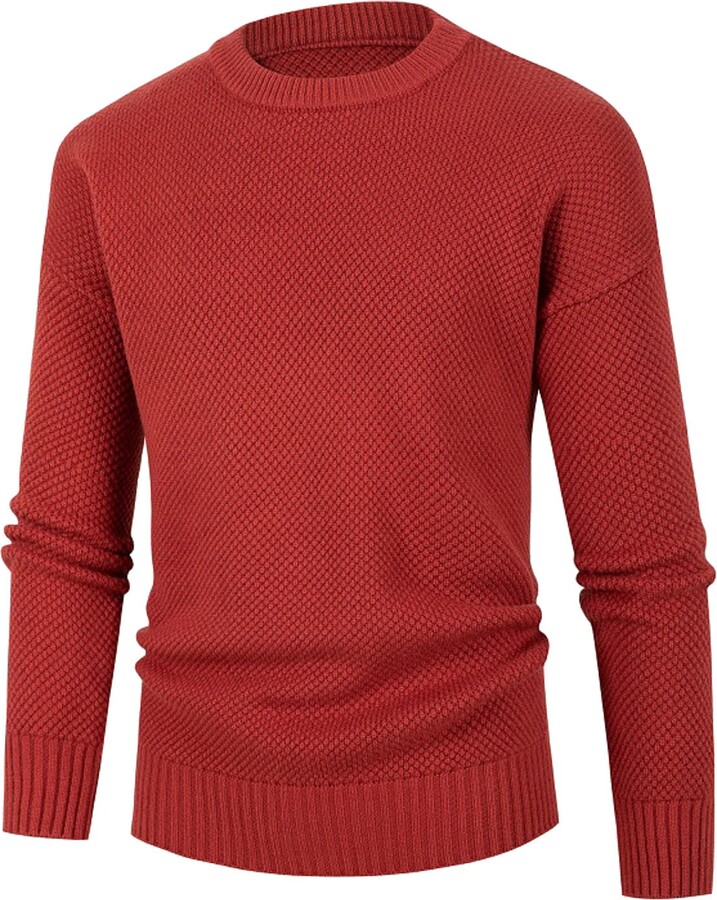Kangyan Mens Oversized Sweater ShopStyle Knitwear