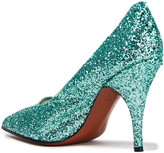 Thumbnail for your product : Victoria Beckham Dorothy Glittered Canvas Pumps