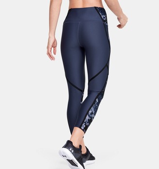 Women's HeatGear® Armour Edgelit Print Ankle Crop - ShopStyle Pants