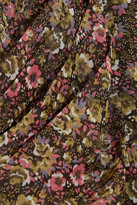 Thumbnail for your product : Walter Baker Rita Wrap-effect Floral-print Georgette Peplum Top