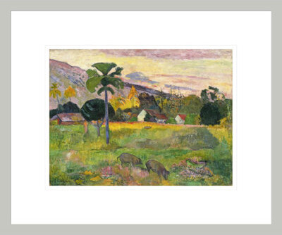 Red Barrel Studio Haere Mai by Paul Gauguin - Framed Giclee Print