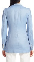 Thumbnail for your product : Akris Gan Single-Breasted Cashmere & Silk Twill Jacket