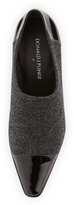 Thumbnail for your product : Donald J Pliner Levy Stretch Low-Heel Bootie, Gray/Black