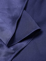 Thumbnail for your product : Zac Posen Cross Top Cape Detail Satin Crepe Gown