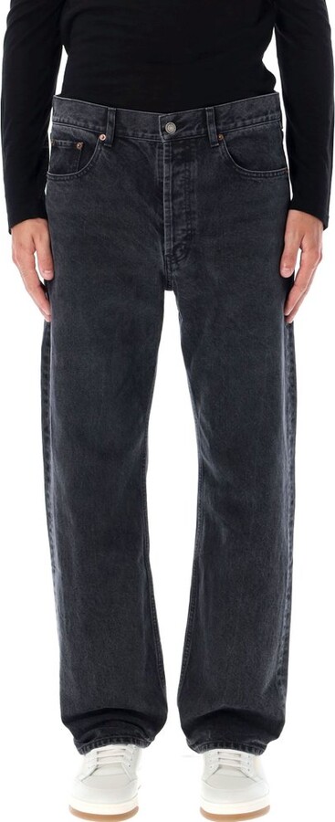 Saint Laurent Loose-Fit Mid-Rise Jeans