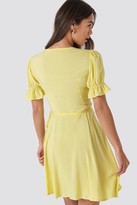 Thumbnail for your product : NA-KD Puff Sleeve Wrap Dress