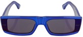 Thumbnail for your product : RetroSuperFuture Issimo Chrome Blue Acetate Sunglasses