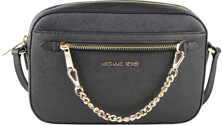 Michael Kors Women's Jet Set Saffiano Leather Crossbody Bag
