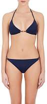 Thumbnail for your product : Milly Women's Positano Bamboo-Trimmed Microfiber Bikini Top