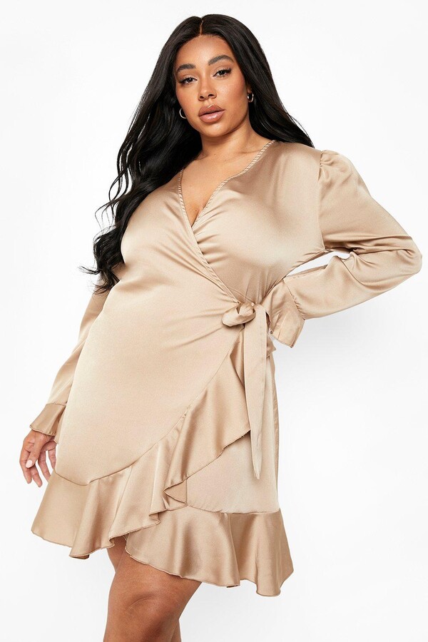 plus size wrap dress cheap