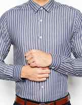 Thumbnail for your product : ASOS Smart Shirt In Long Sleeve With Stripe