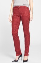 Thumbnail for your product : Christopher Blue 'Sophia' Animal Print Skinny Jeans