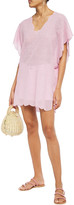 Thumbnail for your product : Marysia Swim Shelter Island Scalloped Crocheted Cotton Tunic