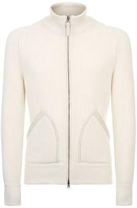 Tom Ford Knitted Cashmere Zip-Up Sweater