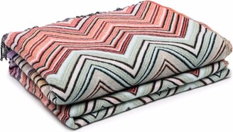 Missoni Home Stripe-Print Fringed Blanket