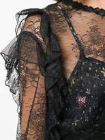 Thumbnail for your product : Moschino Boutique lace star blouse